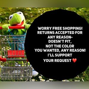 No worries!  Returns are accepted.  Please keep the item in same condition *